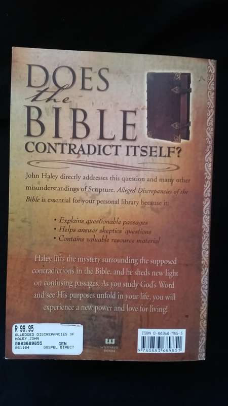 Alleged Discrepancies of the Bible (Soft Cover)
